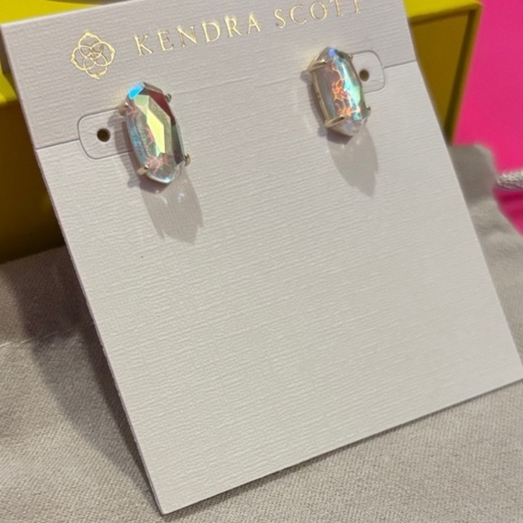 Kendra Scott Jewelry - Kendra Scott Ever Earrings Kendra Scott Earrings Dichroic Glass Gold